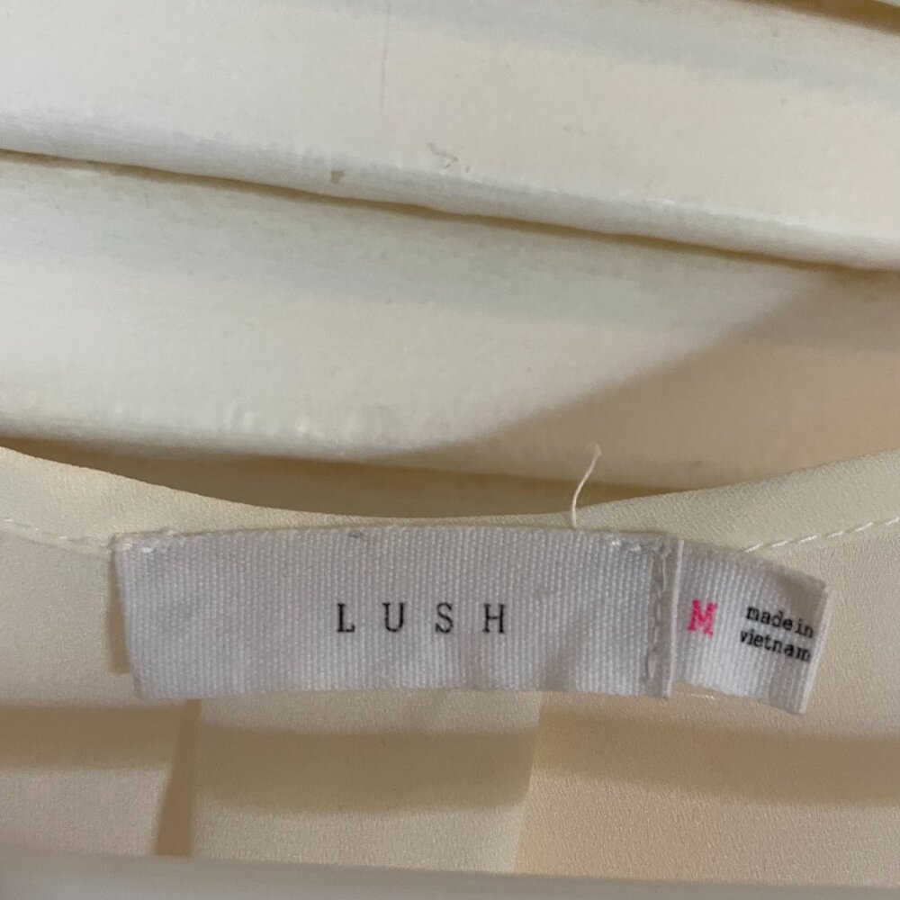 Lush Cream Blouse - Picture 2 of 3